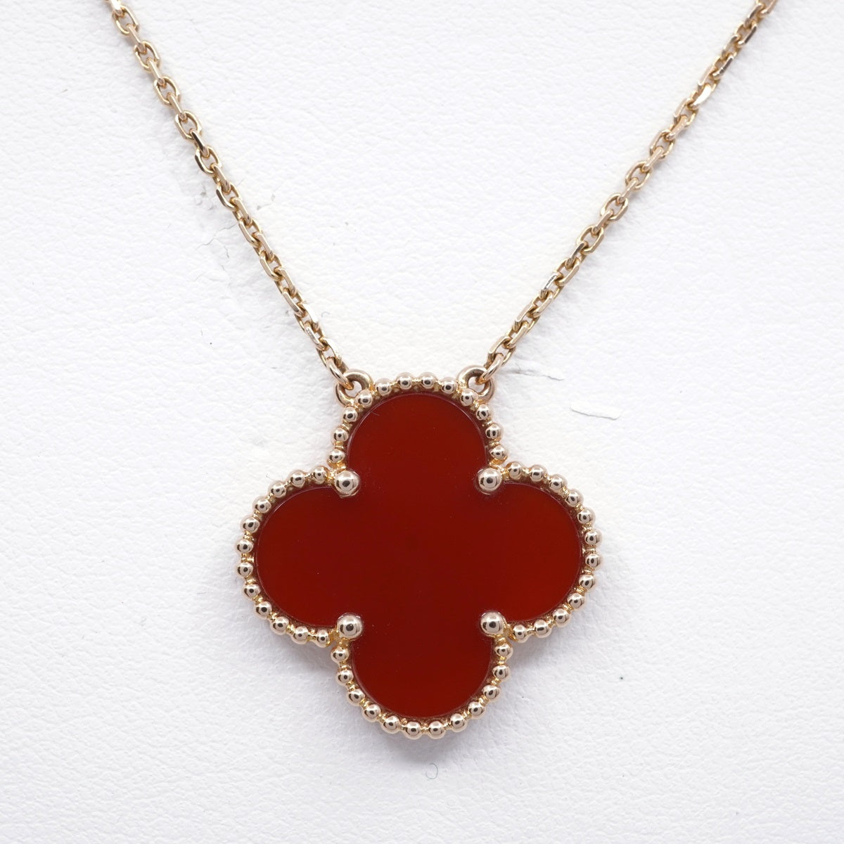 Van Cleef & Arpels Magic Alhambra Carnelian Necklace - photo 2