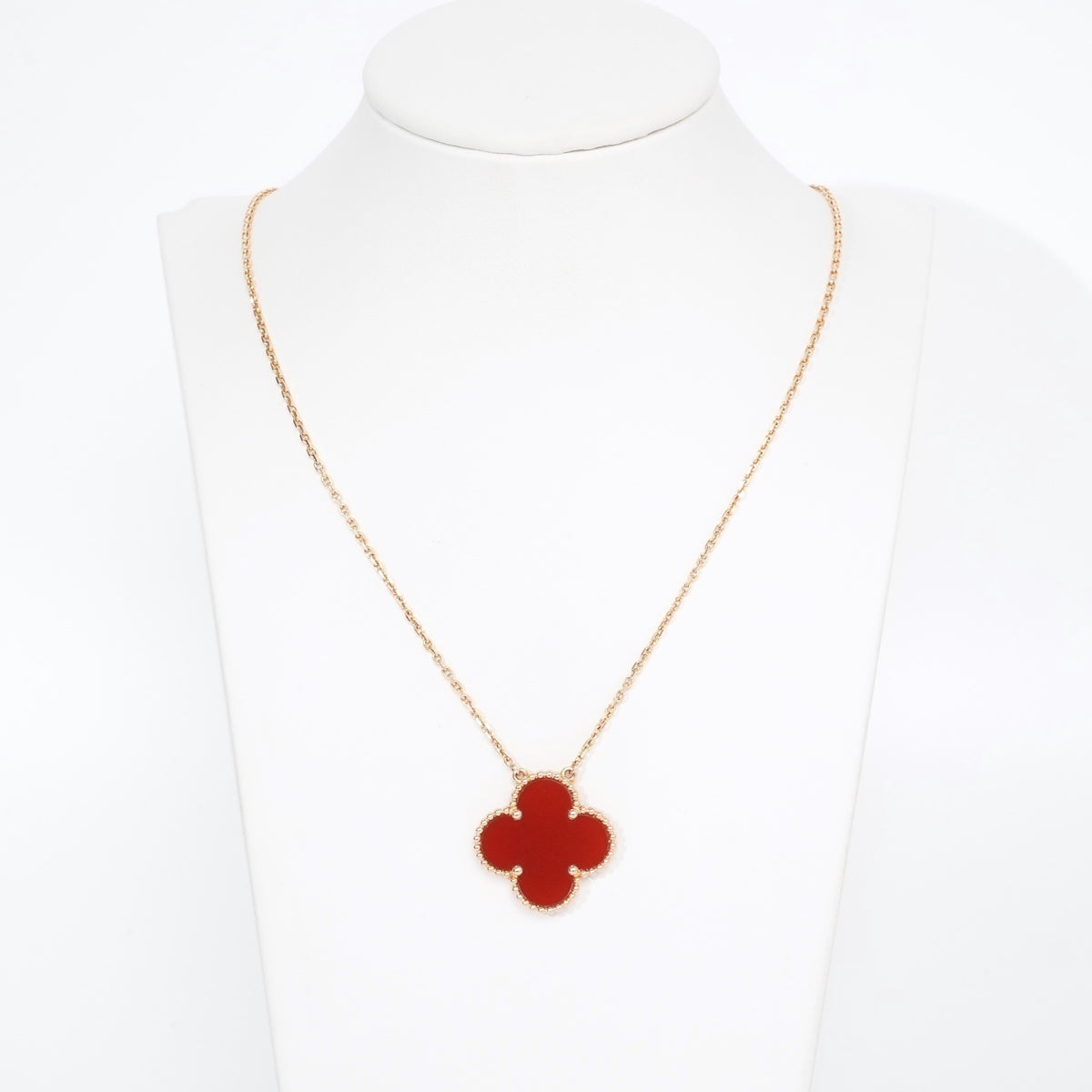 Van Cleef & Arpels Magic Alhambra Carnelian Necklace - photo 3