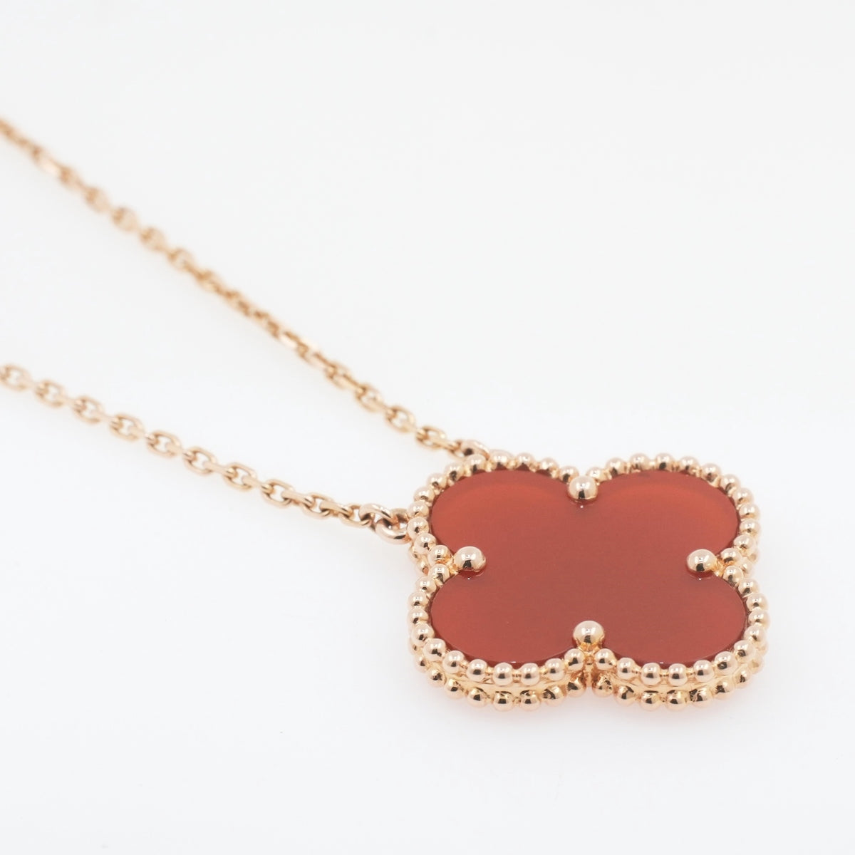 Van Cleef & Arpels Magic Alhambra Carnelian Necklace - photo 6