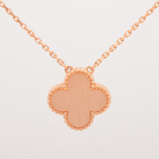 Van Cleef & Arpels Vintage Alhambra Pink Porcelain Sable with Diamond Holiday Limited Edition Necklace - photo 2