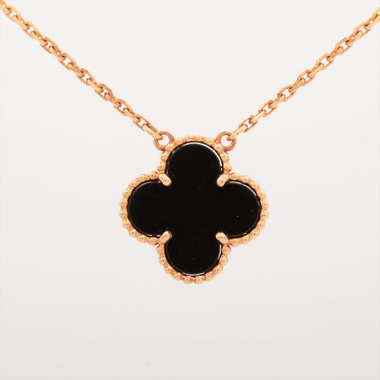 Van Cleef & Arpels Vintage Alhambra Onyx Necklace - photo 2