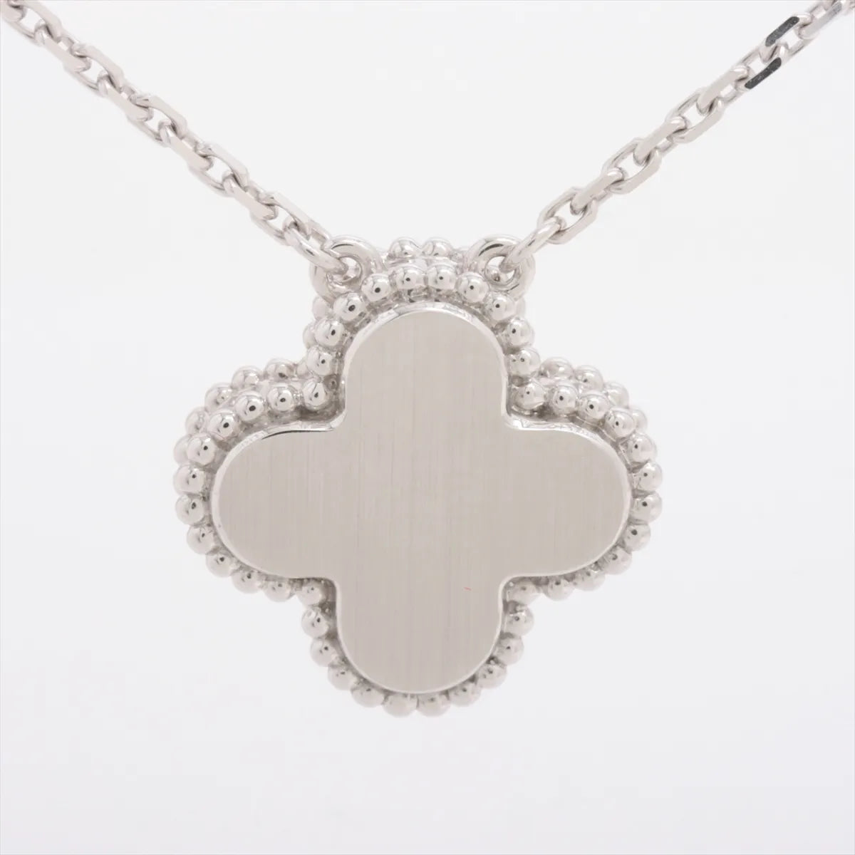 Van Cleef & Arpels Vintage Alhambra 2024 Holiday Pendant Rose Gold Guilloche Diamond Necklace - photo 2