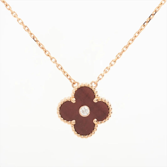 Van Cleef & Arpels Vintage Alhambra Bullseye with Diamond Holiday Limited Edition Necklace - photo 1
