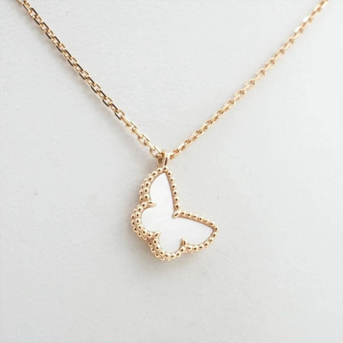 Van Cleef & Arpels Sweet Alhambra Butterfly Mother of Pearl Necklace - photo 1
