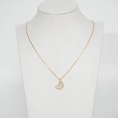 Van Cleef & Arpels Sweet Alhambra Butterfly Mother of Pearl Necklace - photo 6