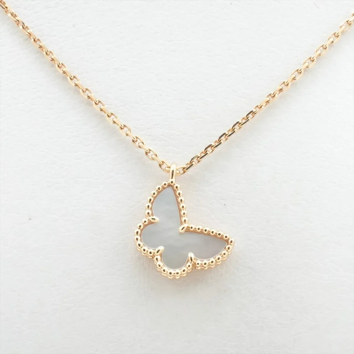 Van Cleef & Arpels Sweet Alhambra Butterfly Mother of Pearl Necklace - photo 2