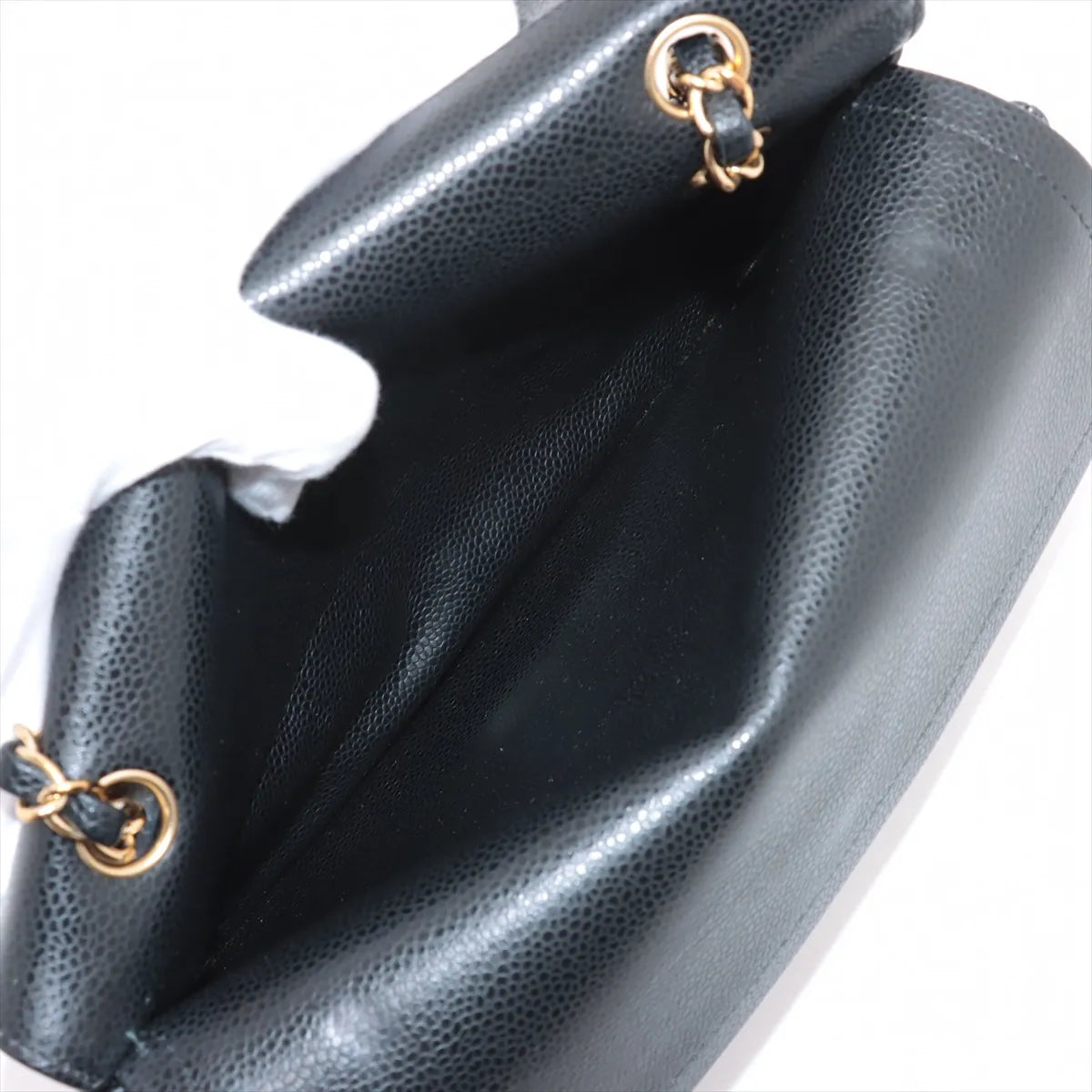 Chanel Medium/Large Caviar Double Classic Flap Black GHW - photo 16