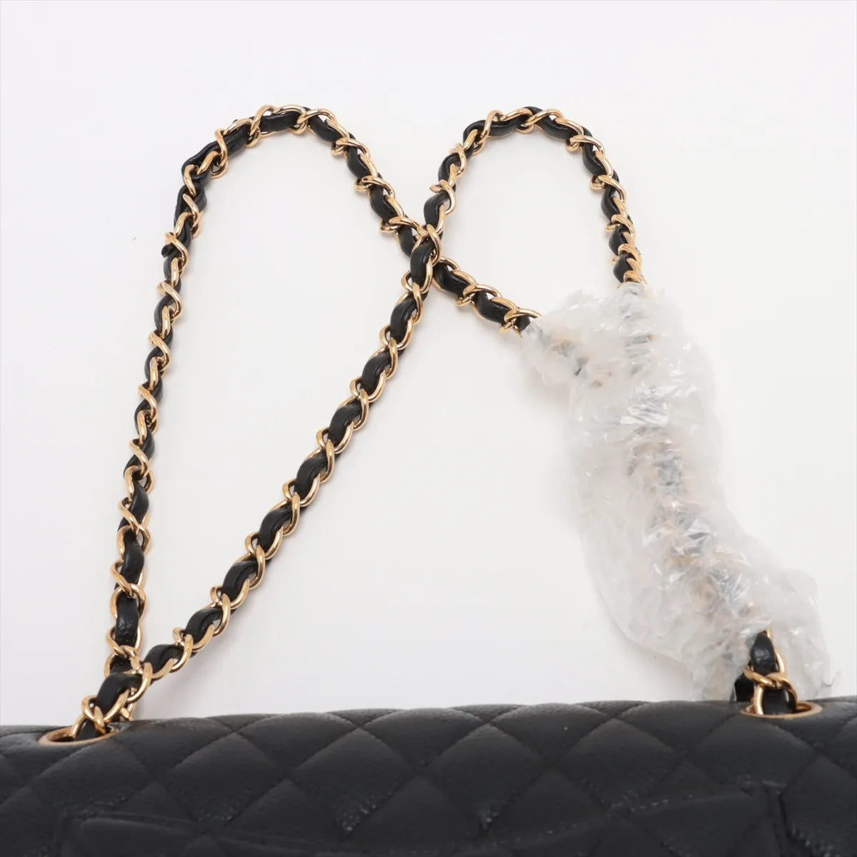 Chanel Medium/Large Caviar Double Classic Flap Black GHW - photo 7