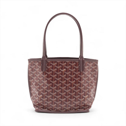 Goyard Anjou Mini Tote Burgundy - photo 2