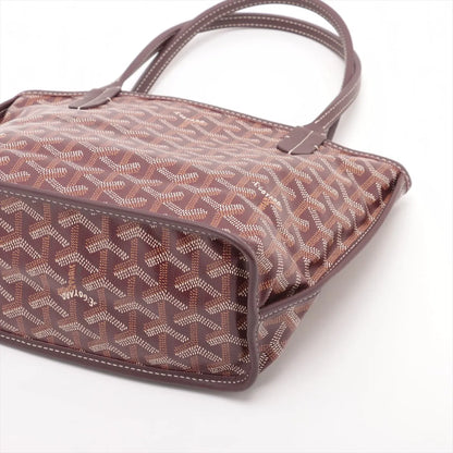 Goyard Anjou Mini Tote Burgundy - photo 6
