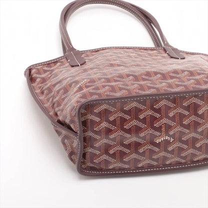 Goyard Anjou Mini Tote Burgundy - photo 5