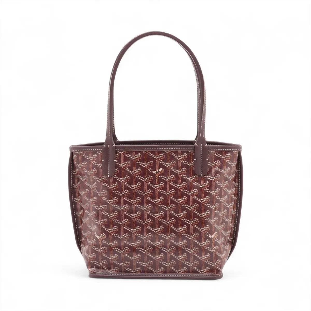 Goyard Anjou Mini Tote Burgundy - photo 1