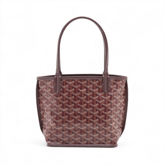 Goyard Anjou Mini Tote Burgundy - photo 1