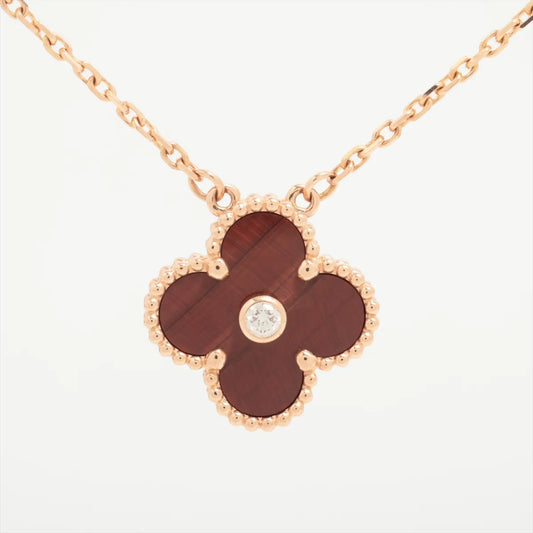 Van Cleef & Arpels Vintage Alhambra Bullseye Diamond 2017 Holiday Limited Edition Necklace - photo 1