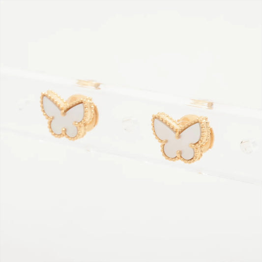 Van Cleef & Arpels Sweet Alhambra Papillon Butterfly Mother of Pearl Earrings - photo 2