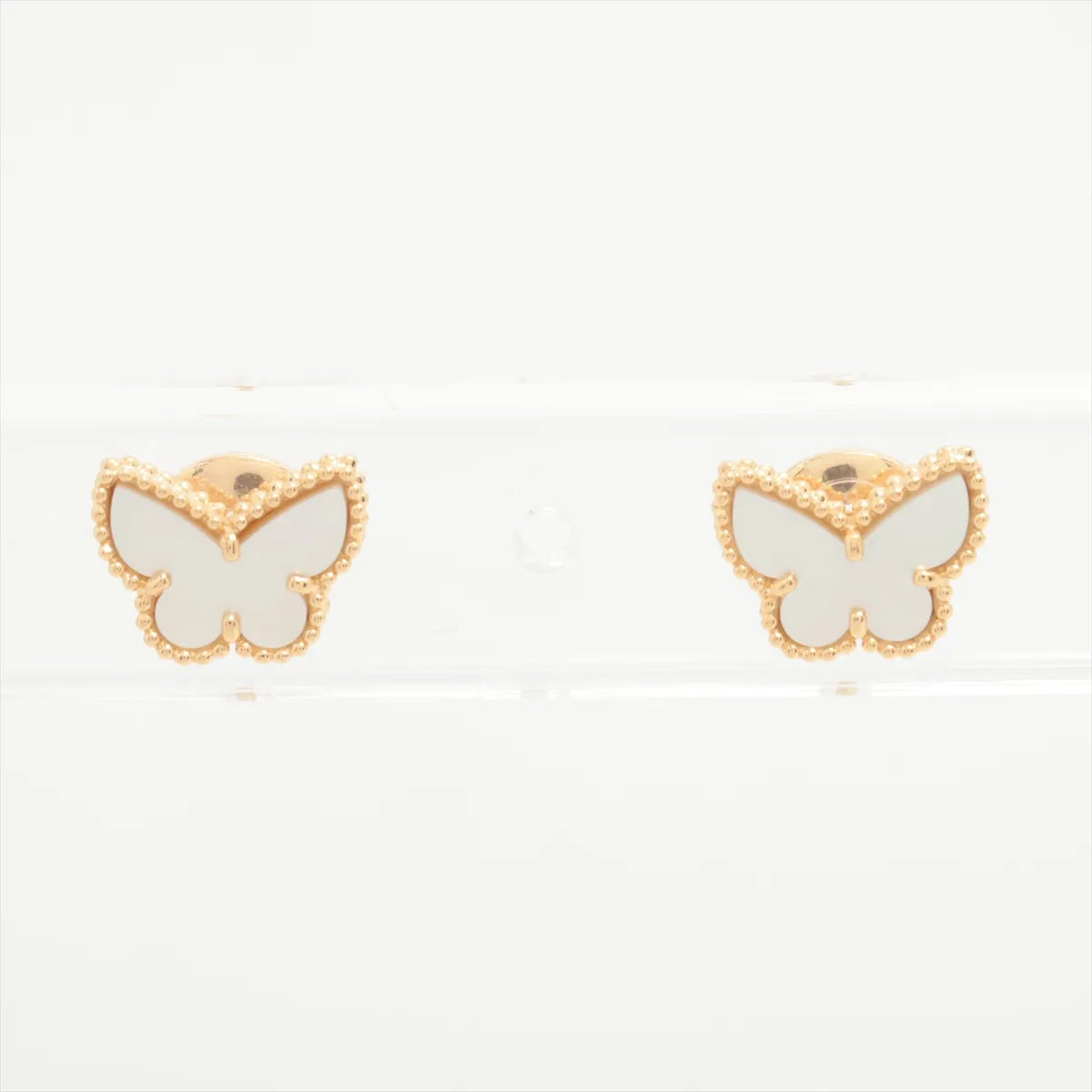 Van Cleef & Arpels Sweet Alhambra Papillon Butterfly Mother of Pearl Earrings - photo 1