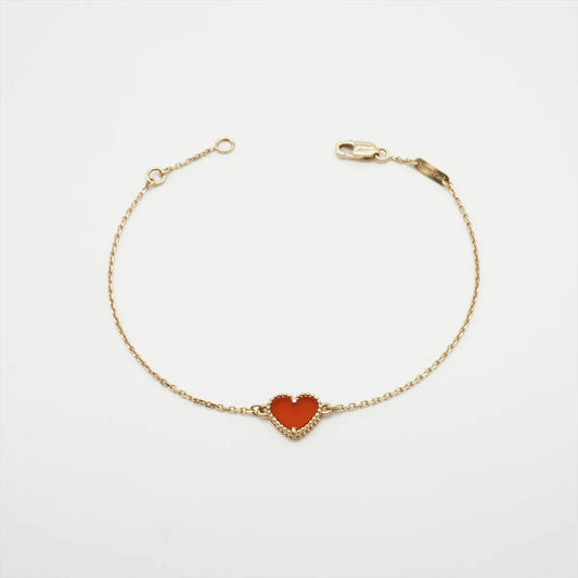 Van Cleef & Arpels Sweet Alhambra hearts Carnelian Bracelet - photo 1