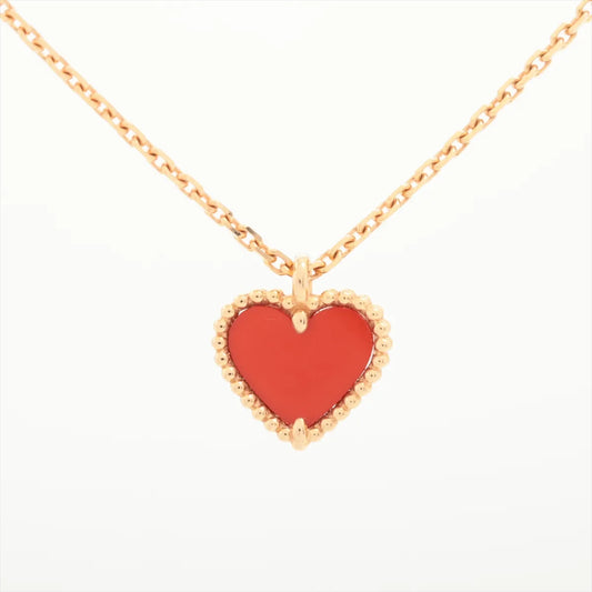 Van Cleef & Arpels Sweet Alhambra Hearts Carnelian Necklace - photo 2