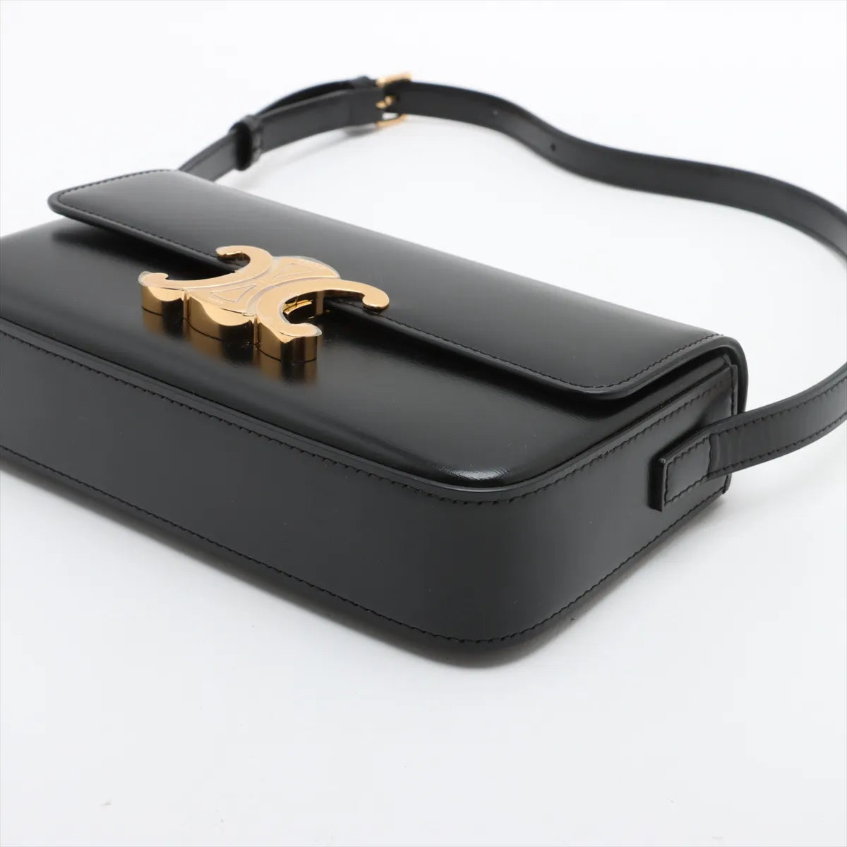 Celine Triomphe Shoulder Bag Black - photo 10