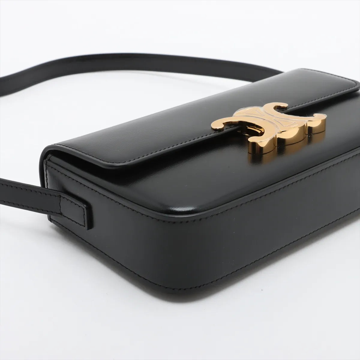 Celine Triomphe Shoulder Bag Black - photo 9