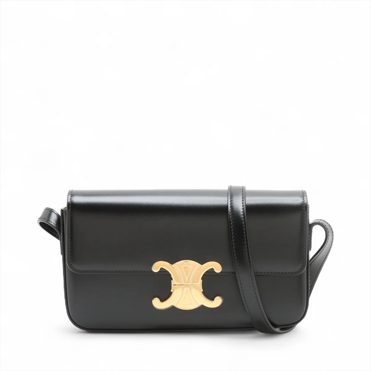 Celine Triomphe Shoulder Bag Black - photo 1