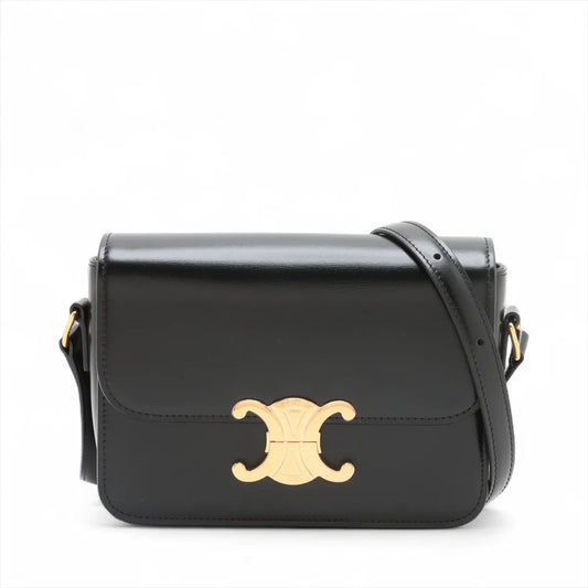Celine Teen Triomphe Classic Shiny Calfskin Black - photo 1