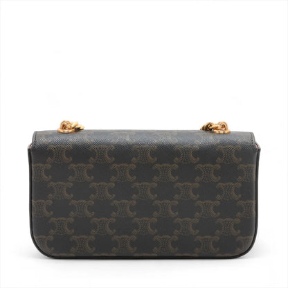 Celine Triomphe Chain Shoulder Bag Brown - photo 2