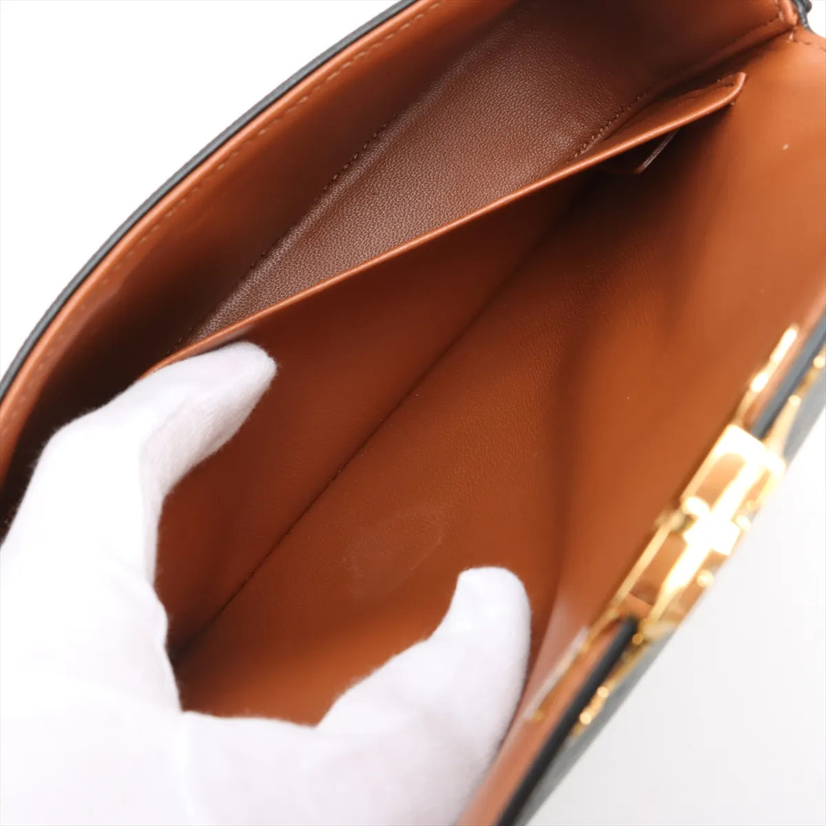 Celine Triomphe Chain Shoulder Bag Brown - photo 6