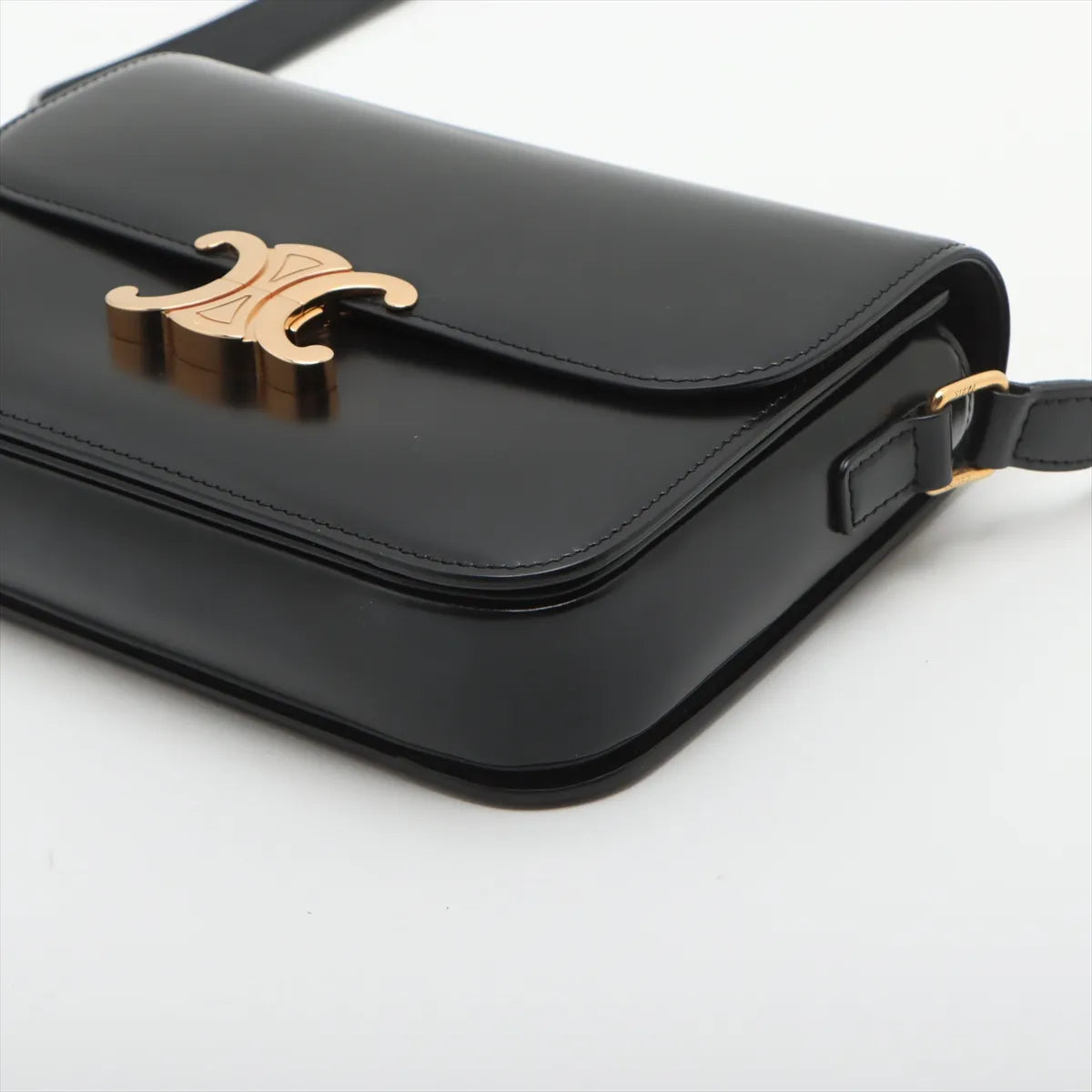 Celine Triomphe Classique Shiny Calfskin Black - photo 13