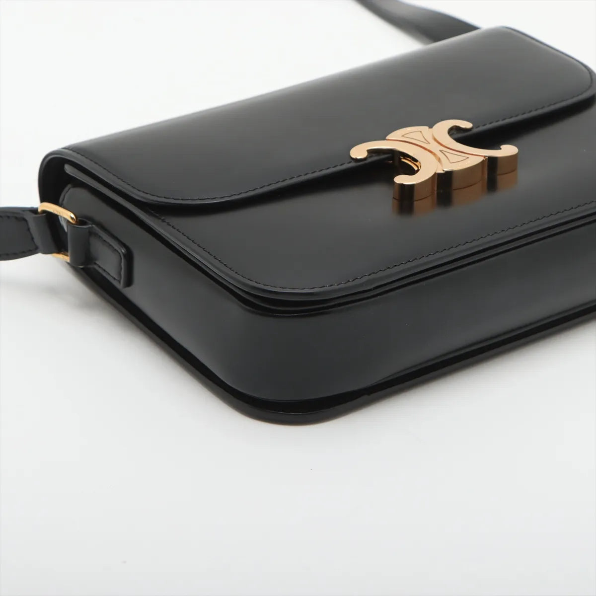 Celine Triomphe Classique Shiny Calfskin Black - photo 12