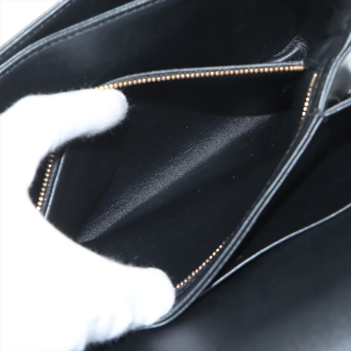 Celine Triomphe Classique Shiny Calfskin Black - photo 4