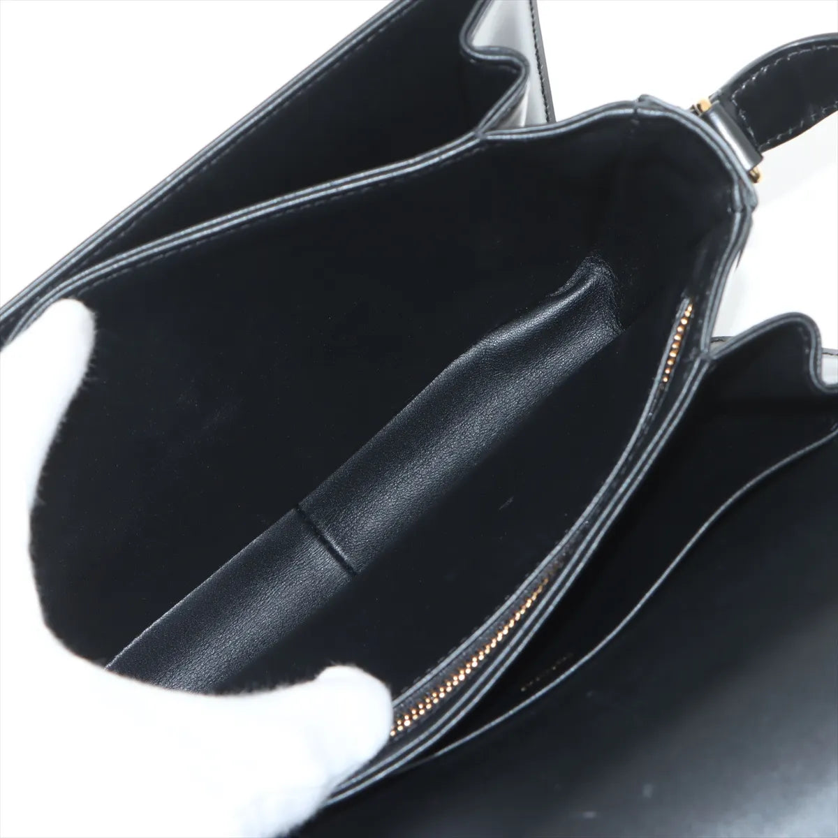 Celine Triomphe Classique Shiny Calfskin Black - photo 3
