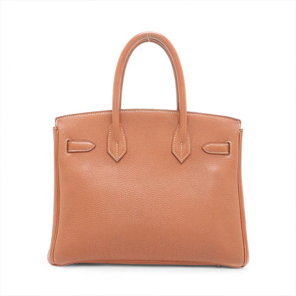 Hermes Birkin 30 Togo Gold Shooting Star H Square Stamp - photo 2