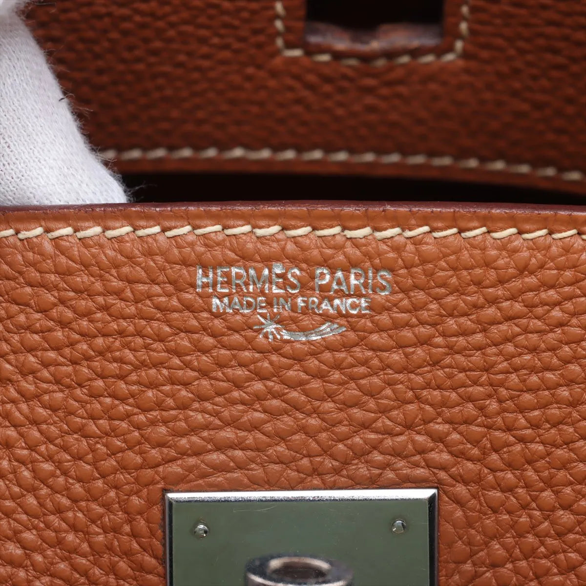Hermes Birkin 30 Togo Gold Shooting Star H Square Stamp - photo 6
