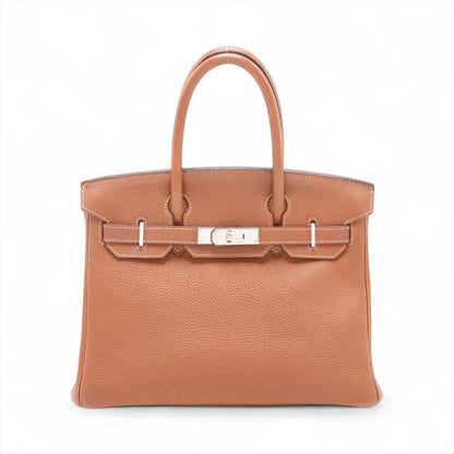 Hermes Birkin 30 Togo Gold Shooting Star H Square Stamp - photo 1
