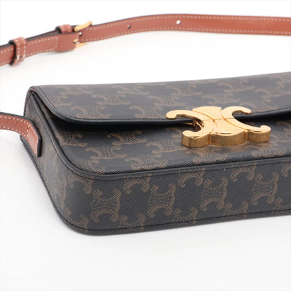 Celine Triomphe Shoulder Bag Brown - photo 10