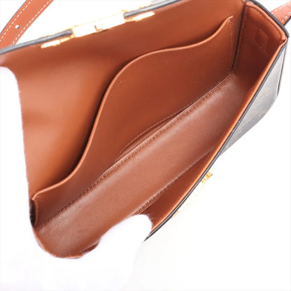 Celine Triomphe Shoulder Bag Brown - photo 3