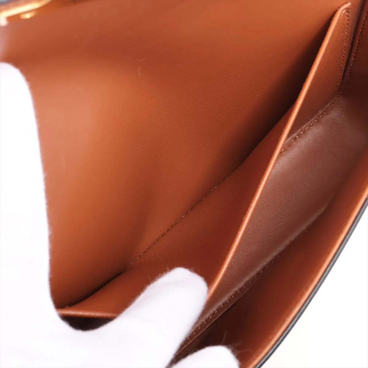 Celine Triomphe Shoulder Bag Brown - photo 4