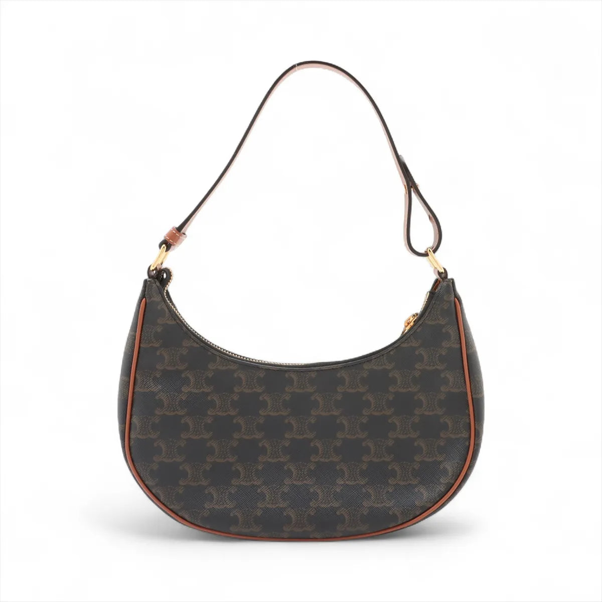 Celine Triomphe Ava Shoulder Bag Brown - photo 2