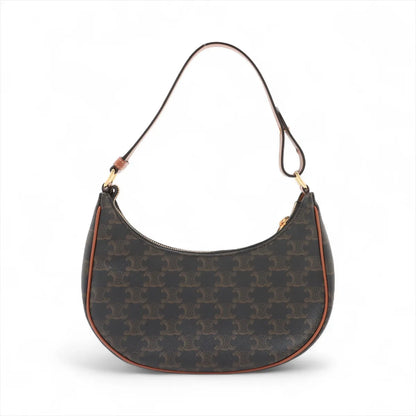Celine Triomphe Ava Shoulder Bag Brown - photo 2