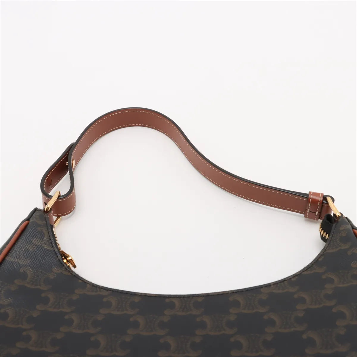 Celine Triomphe Ava Shoulder Bag Brown - photo 8