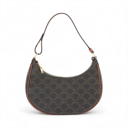 Celine Triomphe Ava Shoulder Bag Brown - photo 1