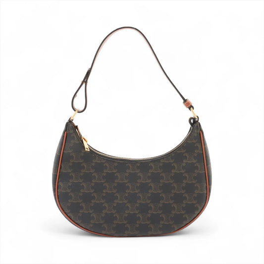 Celine Triomphe Ava Shoulder Bag Brown - photo 1