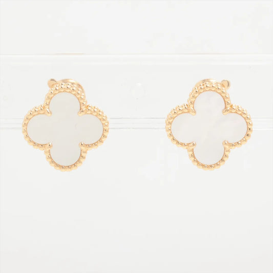 Van Cleef & Arpels Vintage Alhambra Mother of Pearl Earrings - photo 1