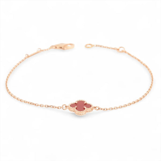 Van Cleef & Arpels Sweet Alhambra Carnelian Bracelet 2022 - photo 1