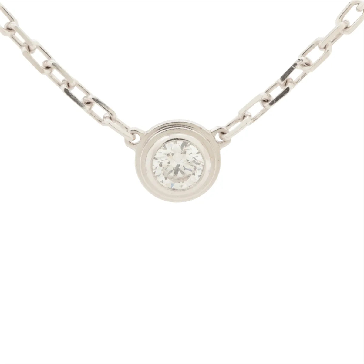 Cartier D'amour Small Diamond Necklace White Gold - photo 1