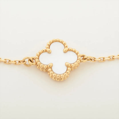 Van Cleef & Arpels Sweet Alhambra Mother Of Pearl MOP Bracelet Yellow Gold - photo 3