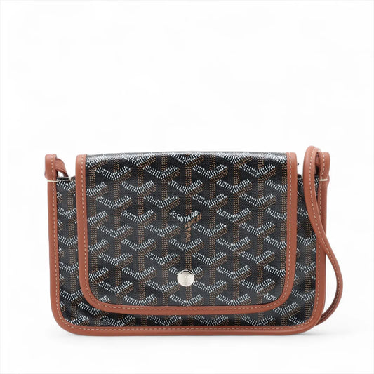 Goyard Plumet Pouch Wallet Crossbody Bag Brown/Black - photo 1