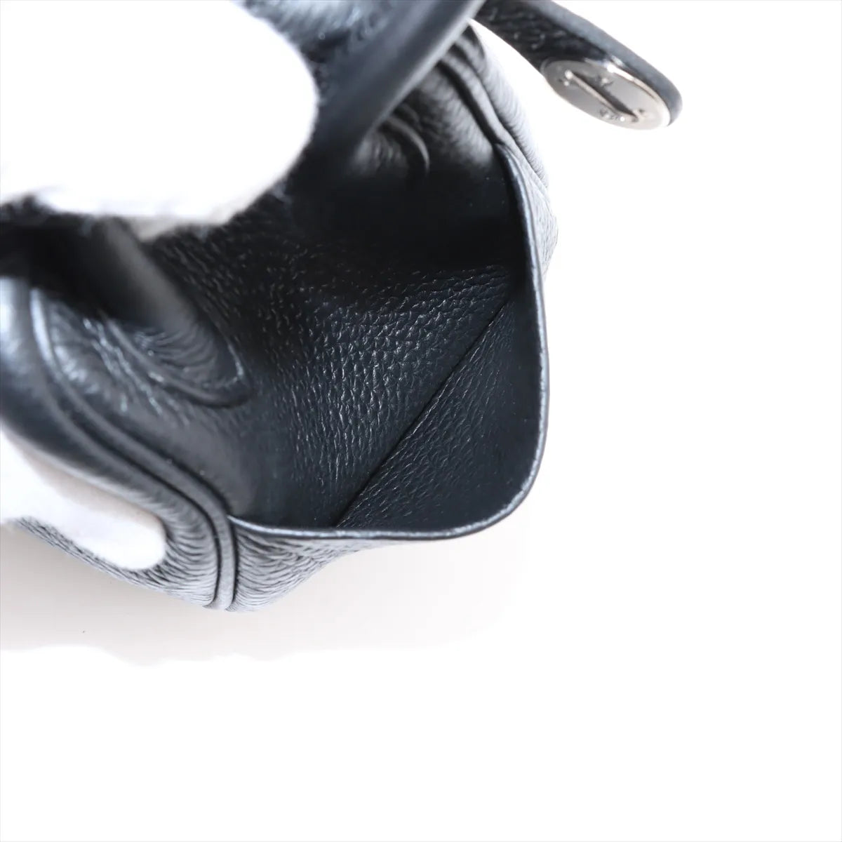 Hermes Mini Lindy Clemence Noir Black - W stamp - photo 5