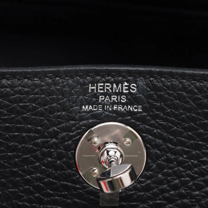Hermes Mini Lindy Clemence Noir Black - W stamp - photo 6